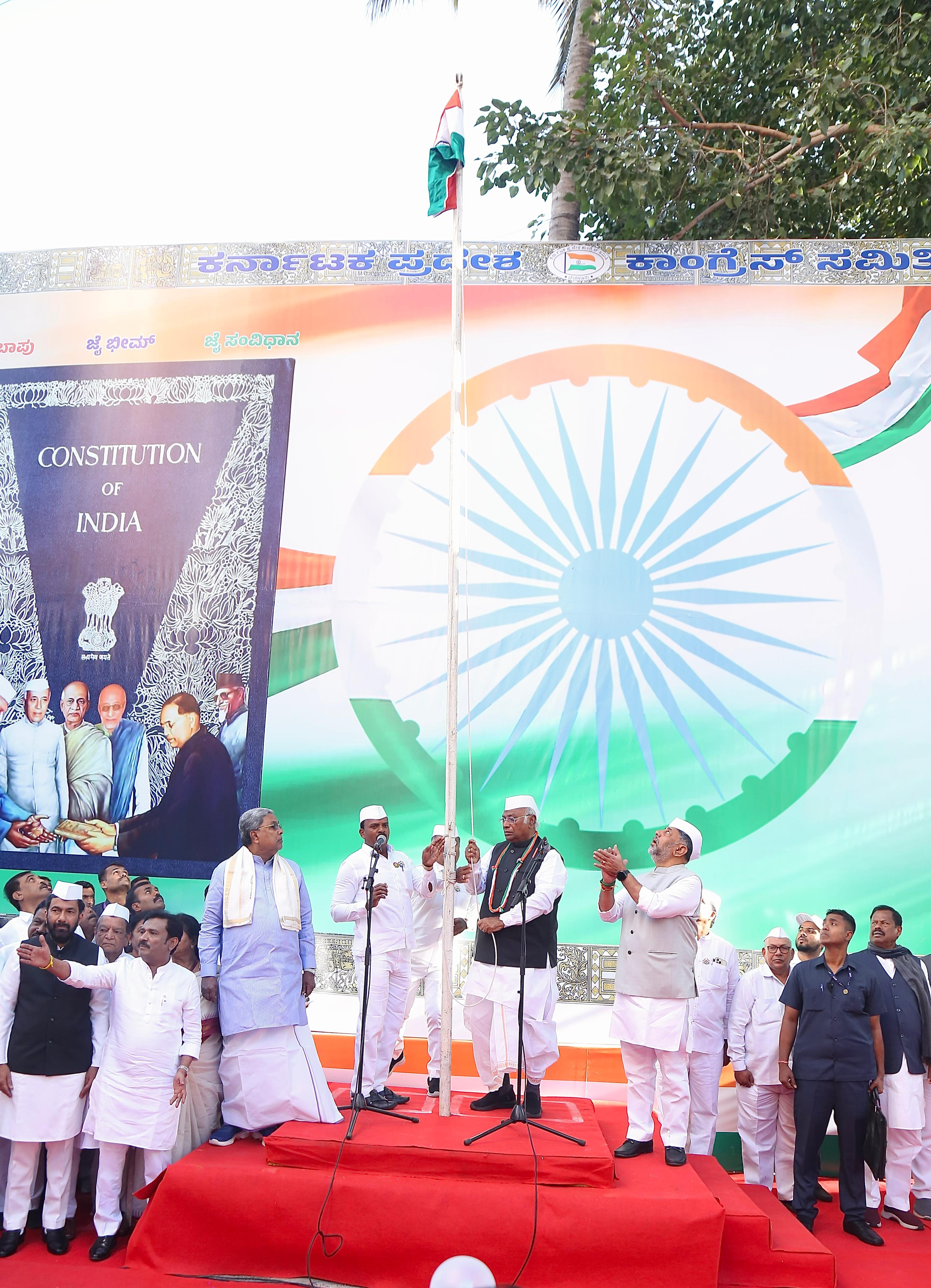 AICC PRESIDENT MALLIKARJUN KHARGE