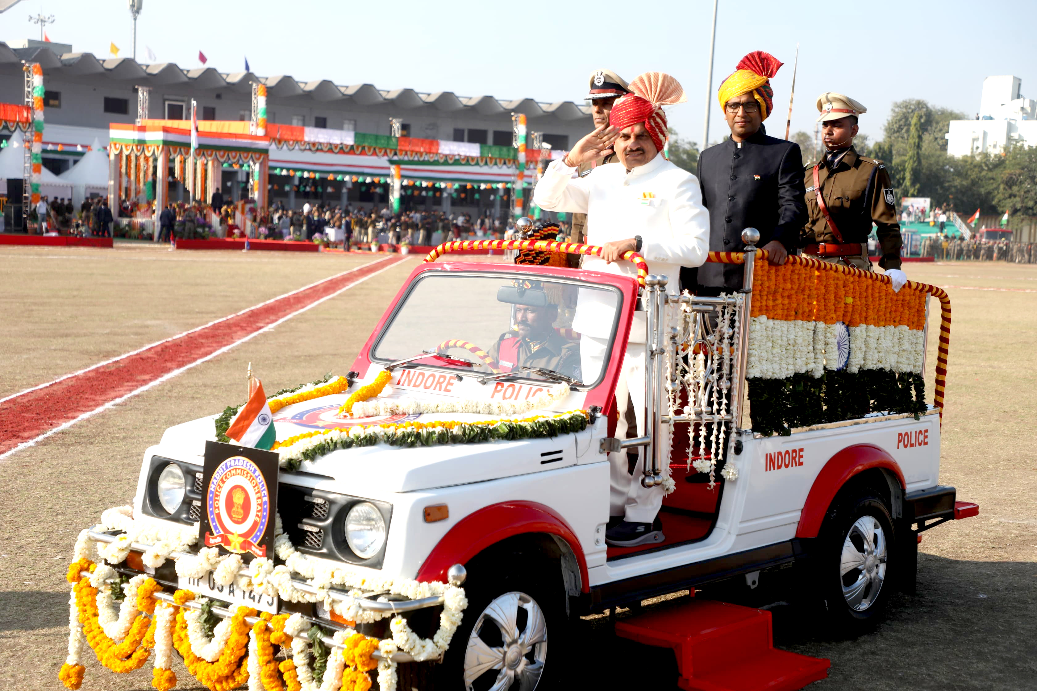 Chief Minister Dr. Mohan Yadav on the occasion of 76th Republic Day