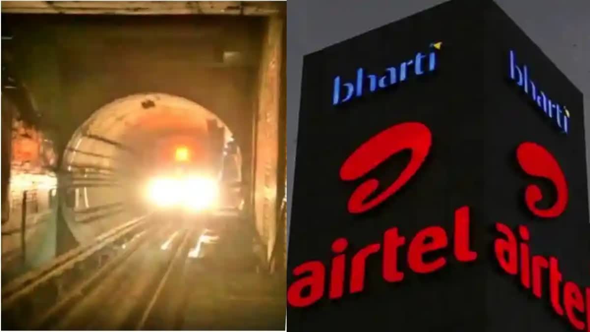 under river tunnel  5G connectivity  Airtel  കൊൽക്കത്ത അണ്ടർവാട്ടർ മെട്രോ  ഹൂഗ്ലി നദി