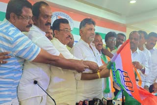 BJP JDS alliance  Congress  ಕಾಂಗ್ರೆಸ್​ಗೆ ಮುಕ್ತ ಆಹ್ವಾನ  ಡಿಸಿಎಂ ಡಿಕೆ ಶಿವಕುಮಾರ್  ಬಿಜೆಪಿ ಜೆಡಿಎಸ್ ಮೈತ್ರಿ