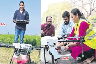 വനിതാ ഡ്രോൺ പൈലറ്റുമാർ Women Drone Pilots agriculture india ഇന്ത്യന്‍ കാര്‍ഷിക മേഖല