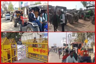 गौतम बुद्ध नगर में किसान संगठन का ट्रैक्टर मार्च शुरू