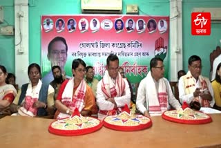 golap saikia takes over charge as president of golaghat district congress