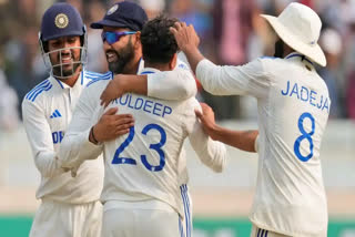 India defeated England by 5 wickets in the fourth Test match.