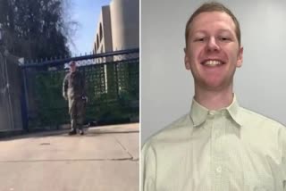 US Air Force man commited suicide in front of israel embassy for free palestine