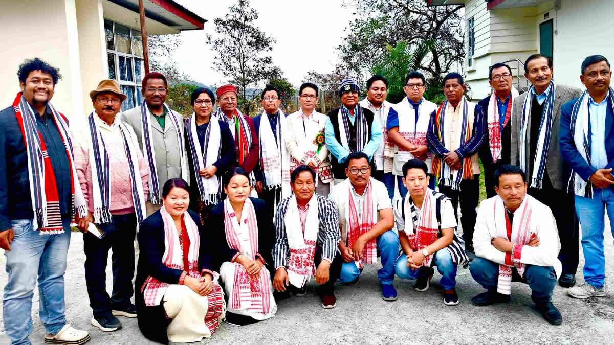 Delegation of Asam Sahitya Sabha in Arunachal