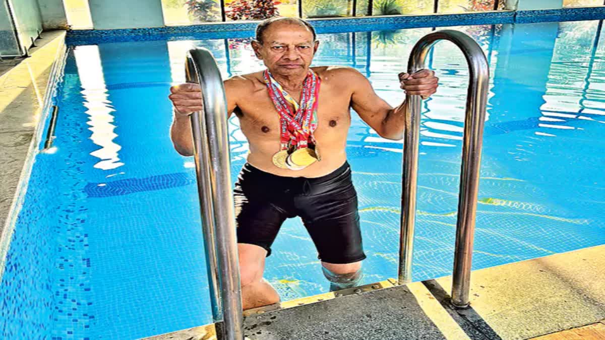 80 Year Old Swimming Sensation in Vijayawada