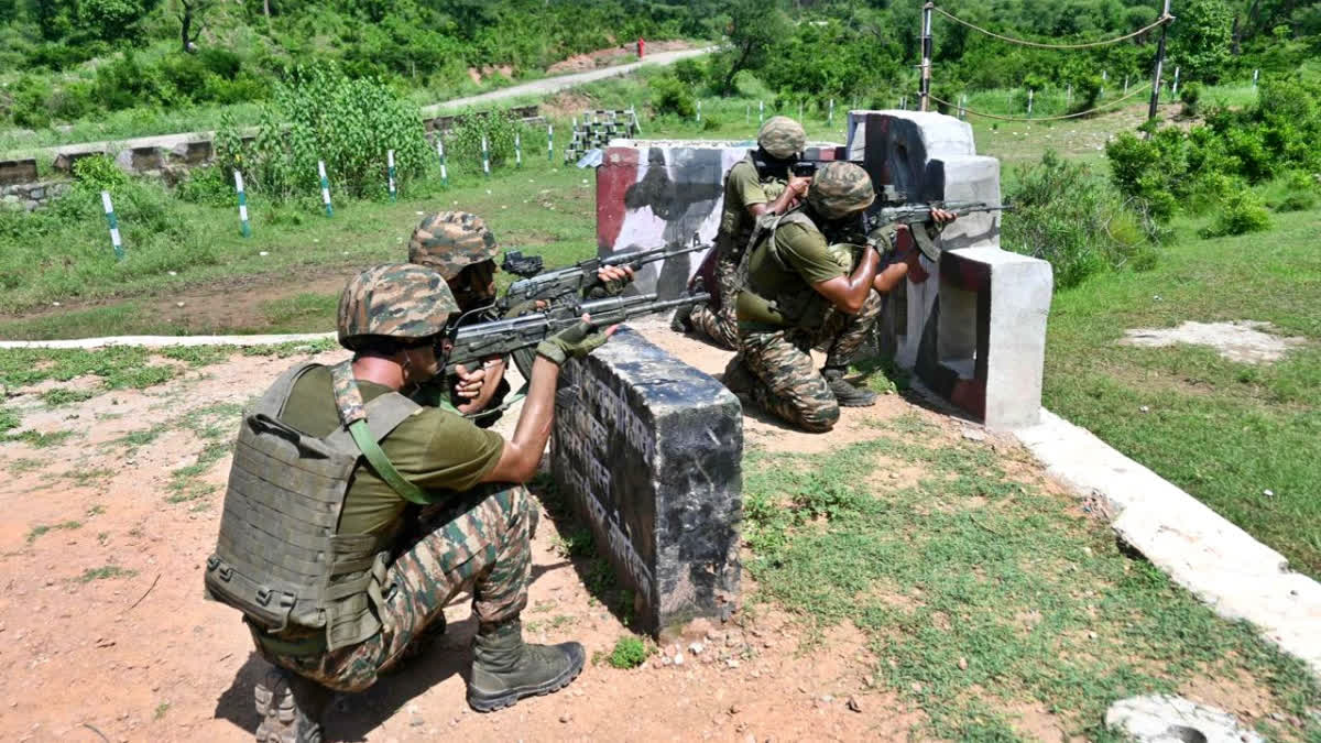 Terrorists Fire At Army Vehicle In Sunderbani sector of Rajouri in Jammu Kashmir