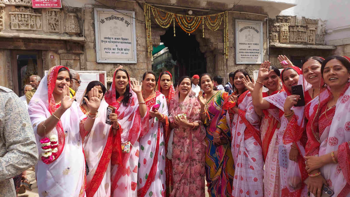 Devotees from far and wide throng Eklingji Mahadev temple in Udaipur on Mahashivratri where unlike other shrines Lord Shiva is worshipped as the Maharana (King) of Mewar