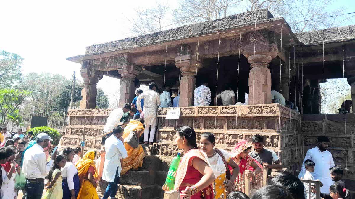 SHIVA TEMPLE WITH PAIR OF SNAKES