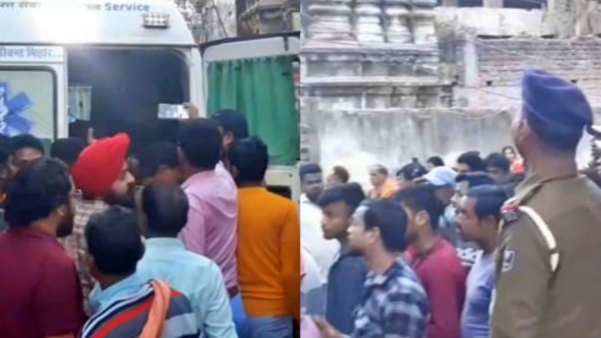 wall collapse in Gaya