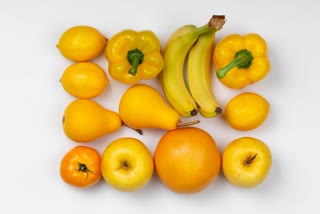 yellow fruit and vegetables