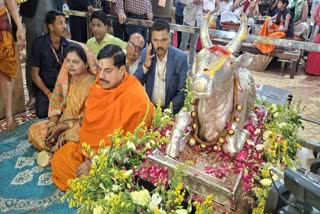 MOHAN YADAV WORSHIPED BABA MAHAKAL