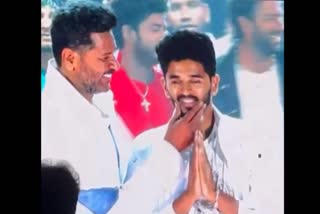 Prabhu Deva introduces son