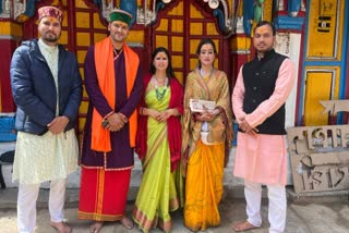 Harsha Richaria at Omkareshwar Temple