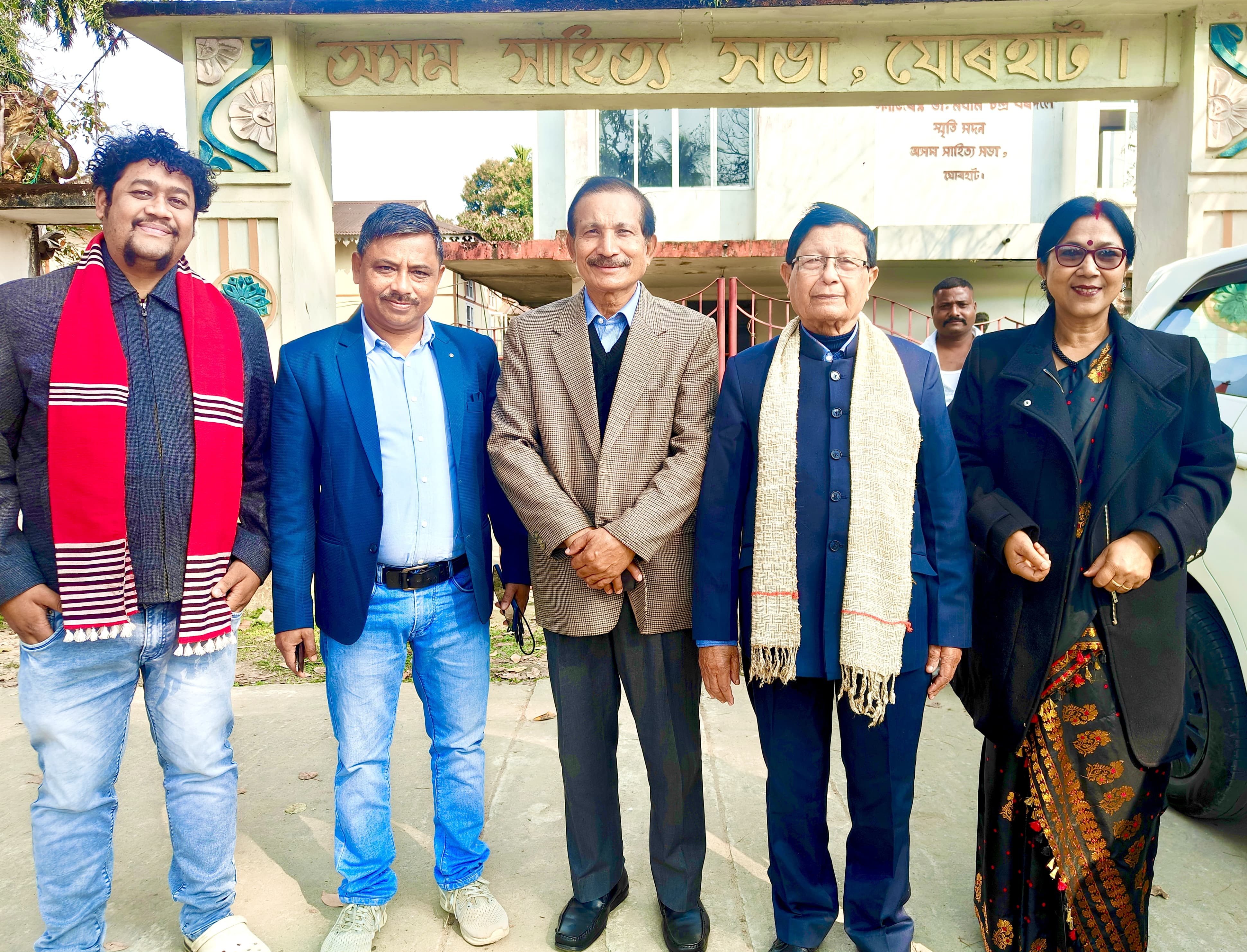 Delegation of Asam Sahitya Sabha in Arunachal