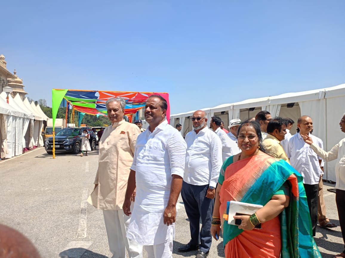 Speaker UT Khader inspects preparations for Book fair