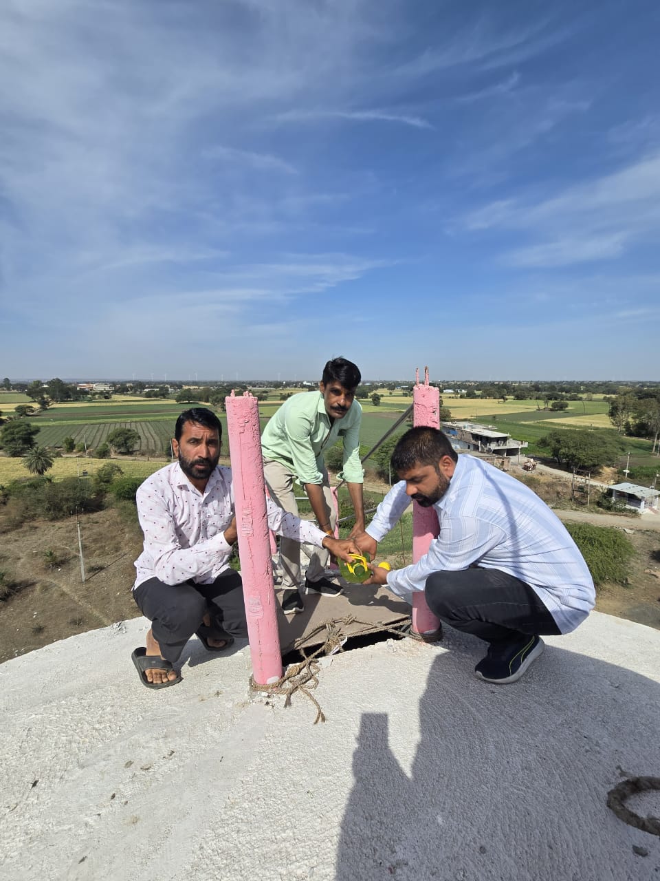 Triveni water mixed in water tank