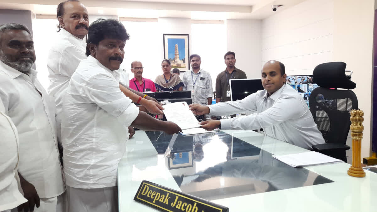 Thanjavur Constituency DMDK Candidate filed nomination