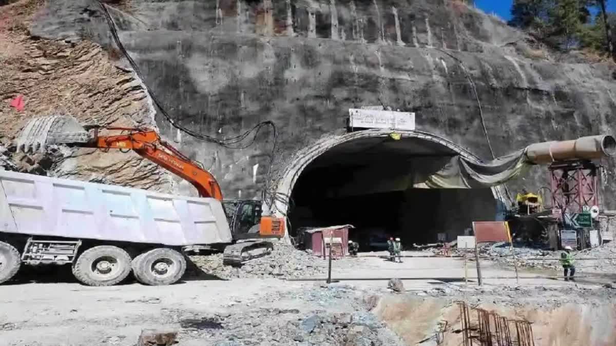 Worker dies in Silkyara Tunnel due to overturning of shotcrete machine