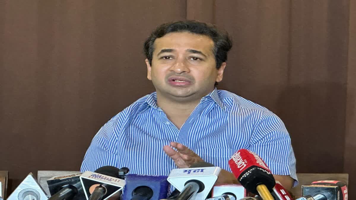 Nitesh Rane says meeting held between Uddhav Thackeray and Sharad Pawar to contest elections without Congress