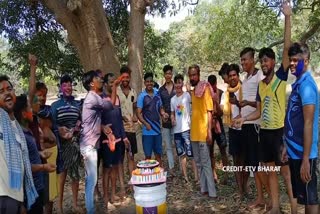 Holi celebration