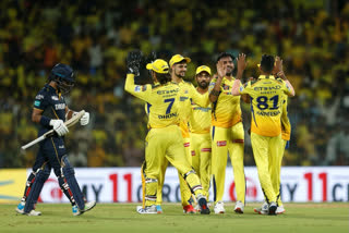 Batting first, Chennai Super Kings posted a huge total of 206 in the game against Gujarat Titans