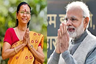 PM MODI TALK TO PROFT N SARASU  ALATHUR BJP CANDIDATE  CO OPERATIVE BANK ISSUE  REKHA PATHRA