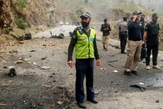 At least five Chinese nationals and one Pakistani driver on Tuesday were killed in a suicide attack in Pakistan's restive Khyber Pakhtunkhwa province, said officials.