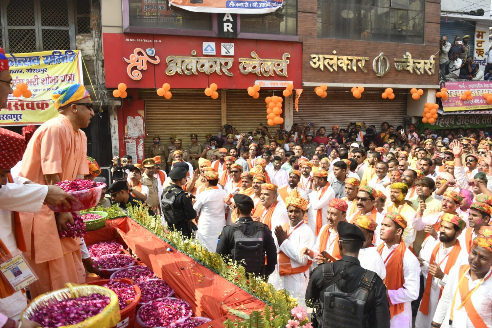 CM Yogi Adityanath in Gorakhpur