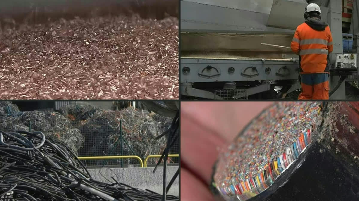In Noyelles-Godault, 36,000 tonnes of cables were recycled last year at the Recycâbles site, a joint venture created in 2008 by the Suez and Nexans groups.
