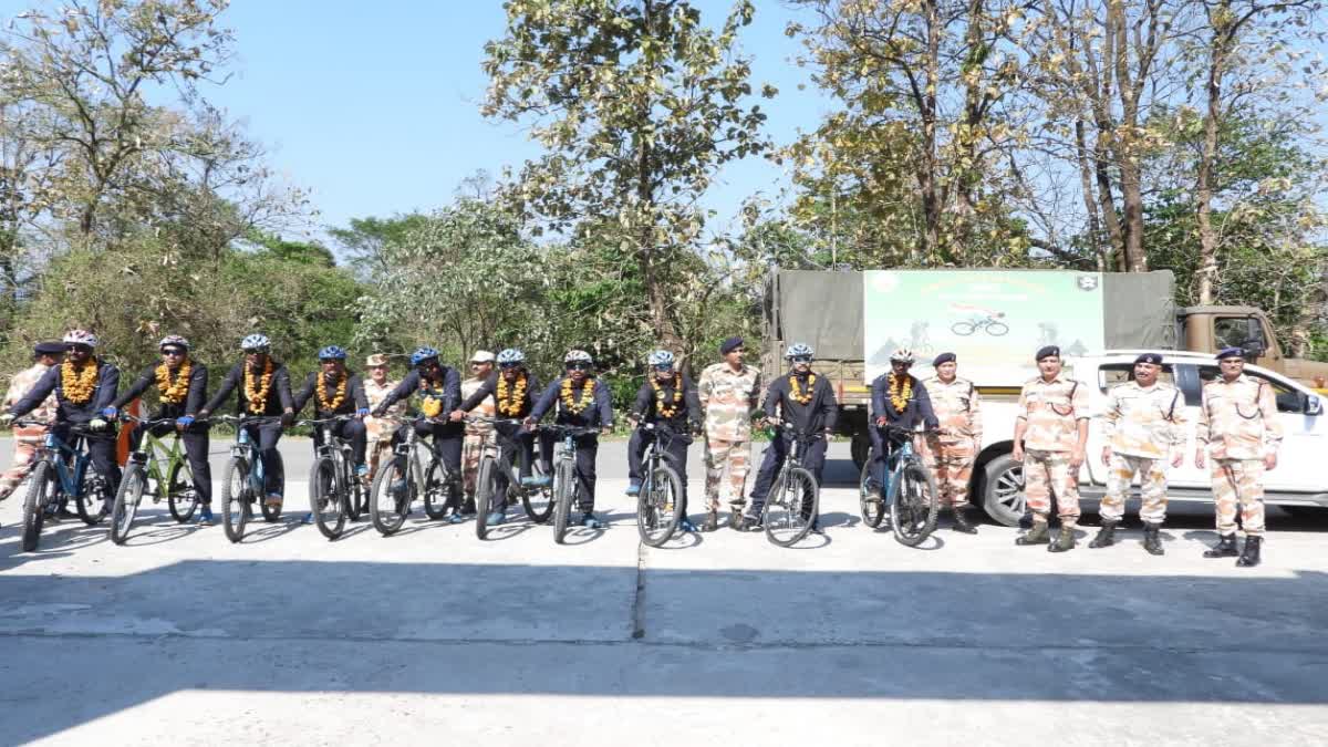 ITBP cycle rally
