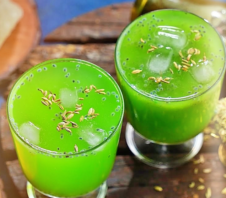 Saunf Sharbat Preparation