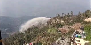 Watch | Mussoorie Yamuna Pumping Scheme Pipeline Burst Wastes Thousands of Liters Of Water, Disrupts Traffic