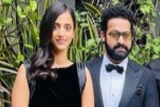 Jr NTR and his wife Lakshmi Pranathi