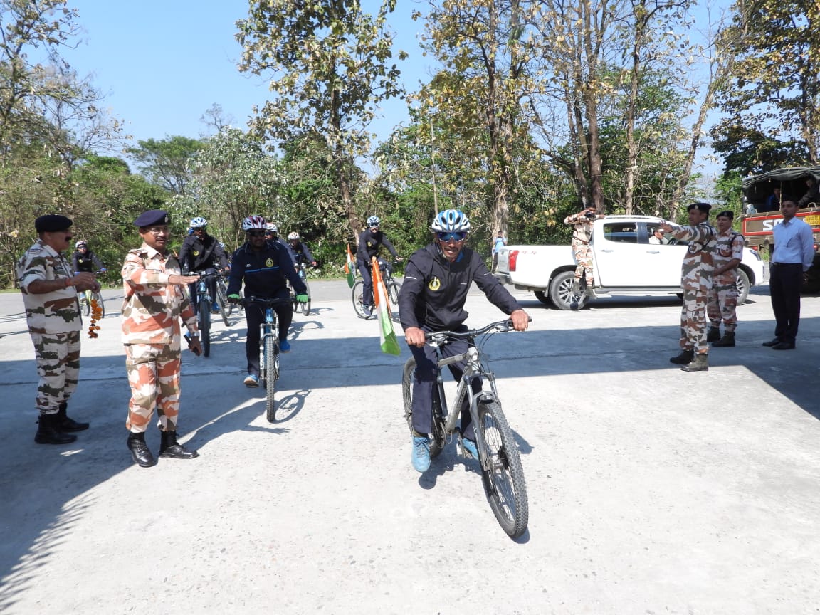 ITBP cycle rally
