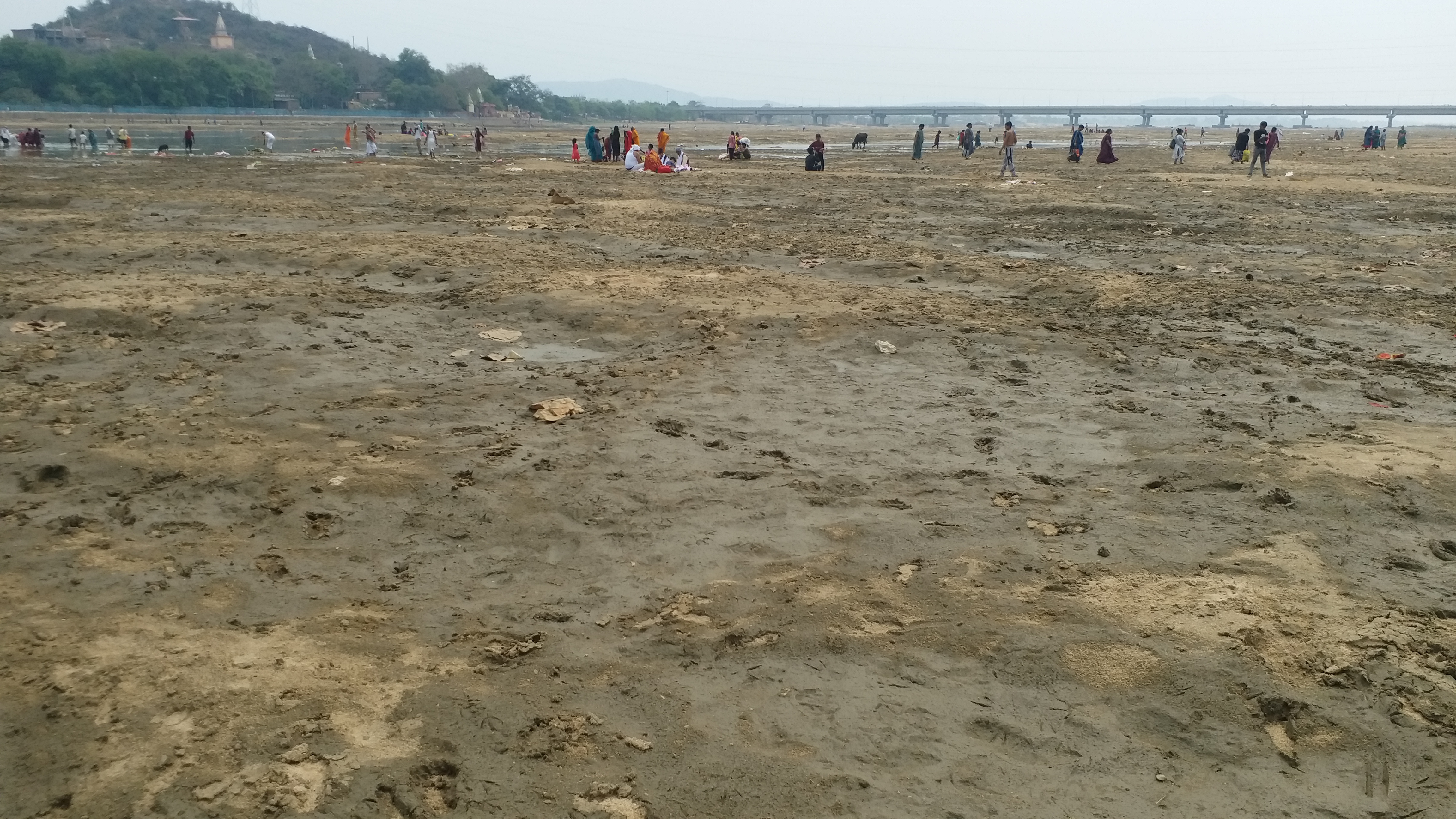 Rubber Dam Dried Up In Gaya