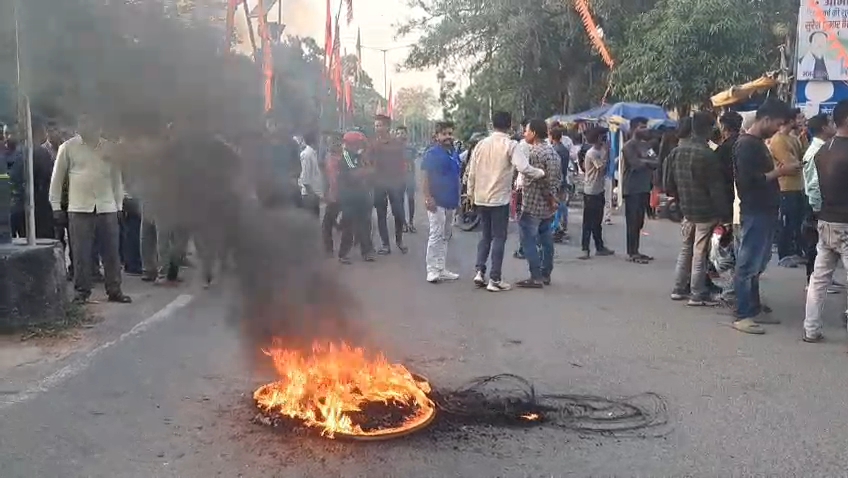 People angry against murder of BJP leader and former Zila Parishad member in Ranchi