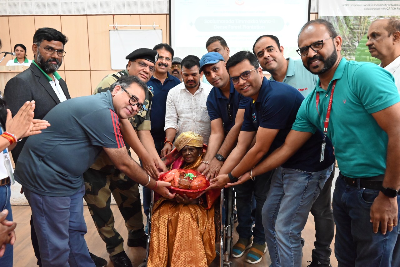 8,500 sapling planting campaign at BSF campus in Devanahalli