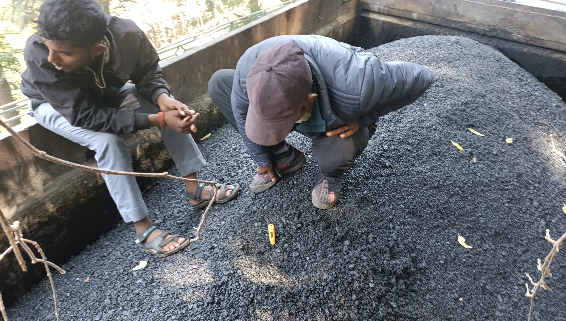 Mussoorie road construction