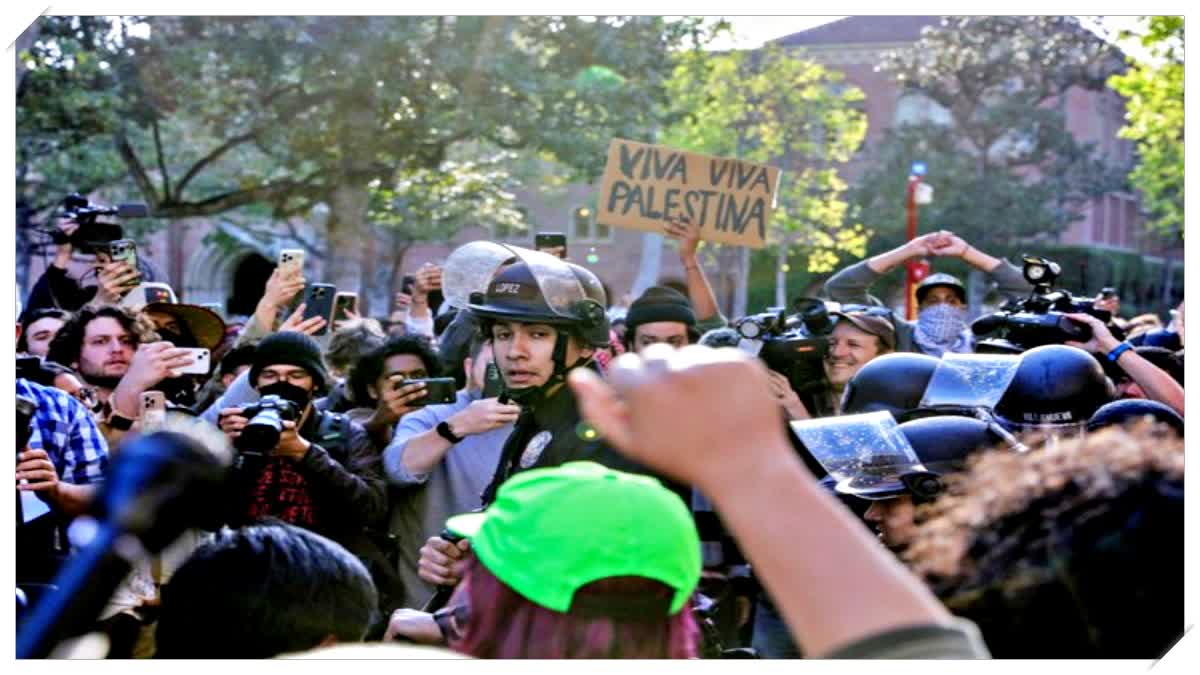 ইউনিভাৰ্চিটি অৱ চাদাৰ্ন কেলিফৰ্ণিয়াত ৯৩ জনক গ্ৰেপ্তাৰ