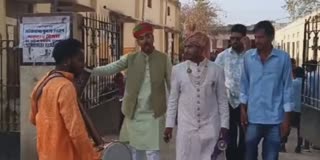 Lok Sabha Election 2024: Groom Reaches Polling Station With Baraat In Rajasthan