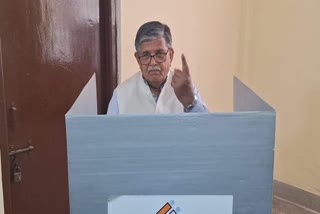 Assam Governor Gulab Chand Kataria Cast Vote in Udaipur