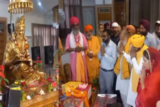 Chief Minister of Punjab Bhagwant Mann came to pay homage to Lord Valmiki