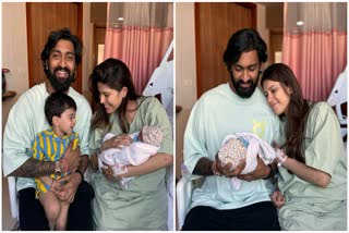 Krunal Pandya's newborn baby vayu pandya