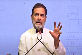 Leader of Oppositions Rahul Gandhi at Bharat Summit in Hyderabad 2025