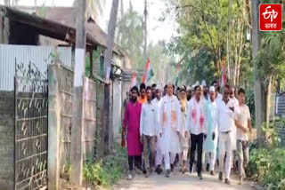 Congress massive election campaign in Moirabari, slow campaign by AIUDF