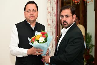 SATISH SHARMA MEETS CM DHAMI