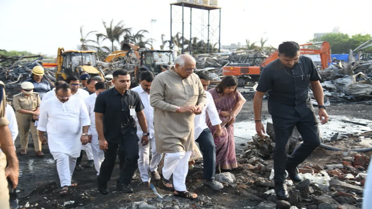 RAJKOT GAME ZONE FIRE ACCIDENT  രാജ്‌കോട്ട് ഗെയിം സോണിലെ തീപിടിത്തം  GAME ZONE FIRE ACCIDENT GUJARAT  RAJKOT GAME ZONE FIRE UPDATES