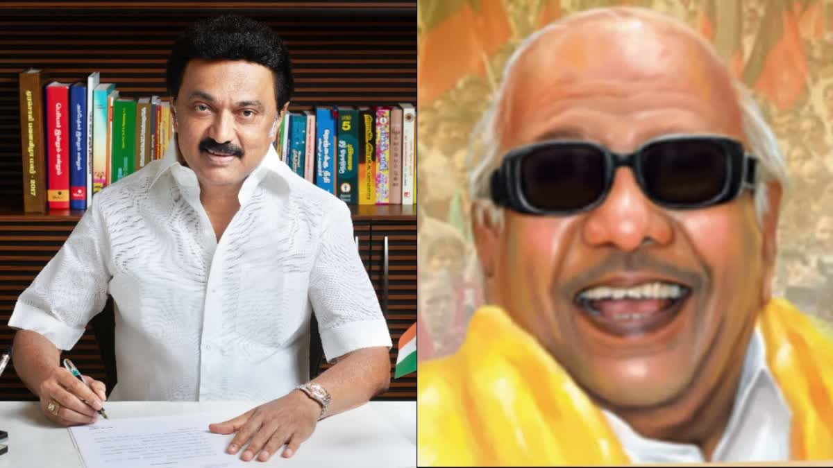 MK STALIN AND KALAINGAR FILE IMAGE